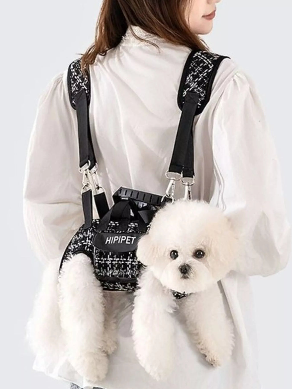 Plaid Pet Harness and Leash Set