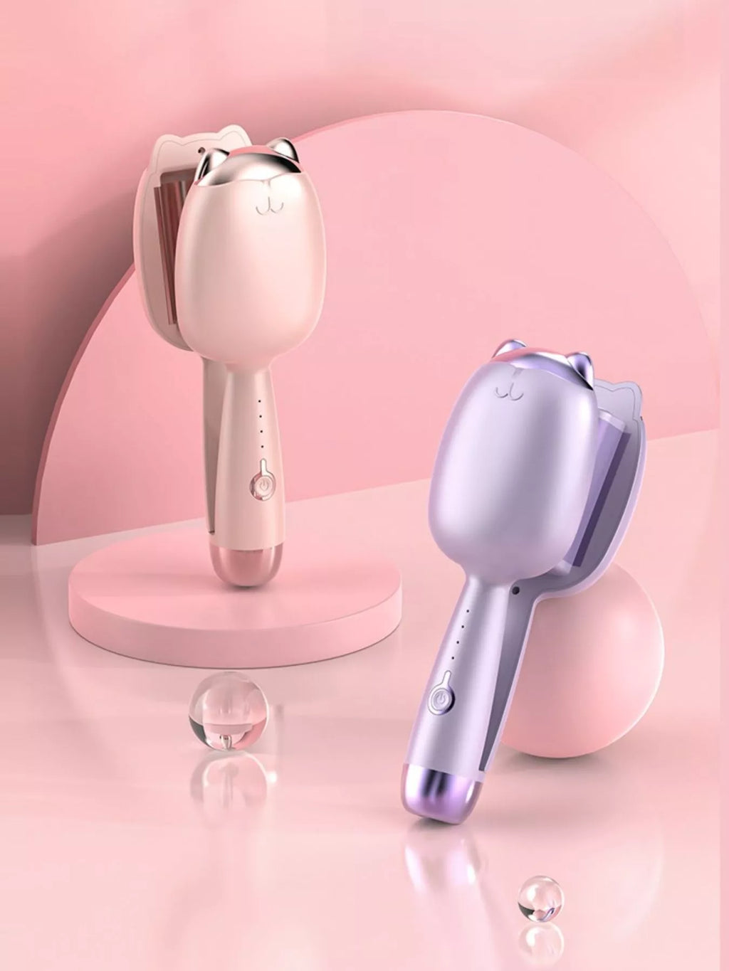 Cat Shaped Heated Curling Iron