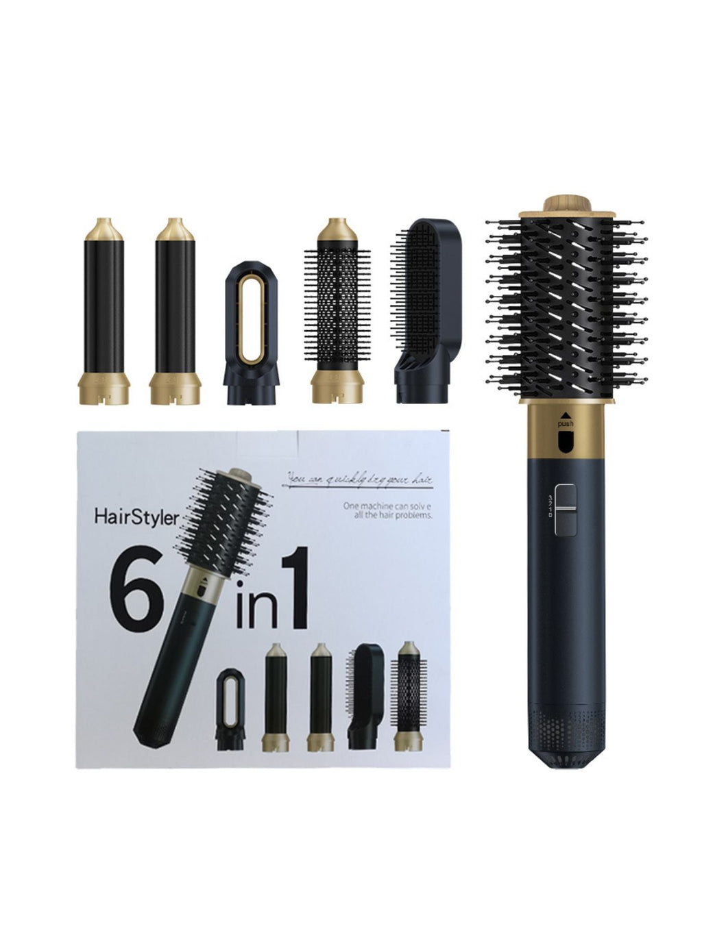 6-in-1 Interchangeable Curling Iron Set