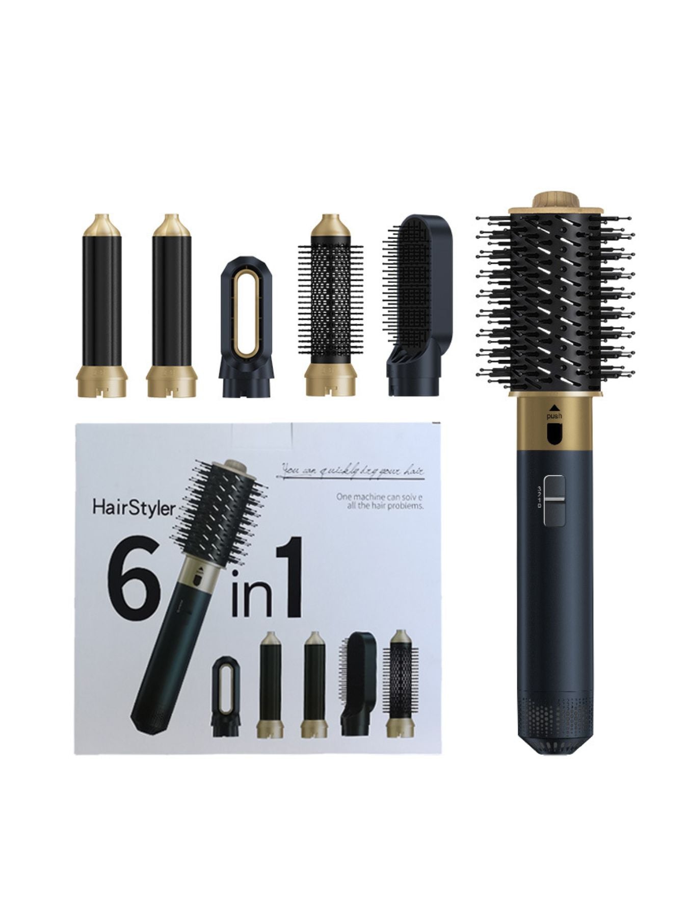 6-in-1 Interchangeable Curling Iron Set