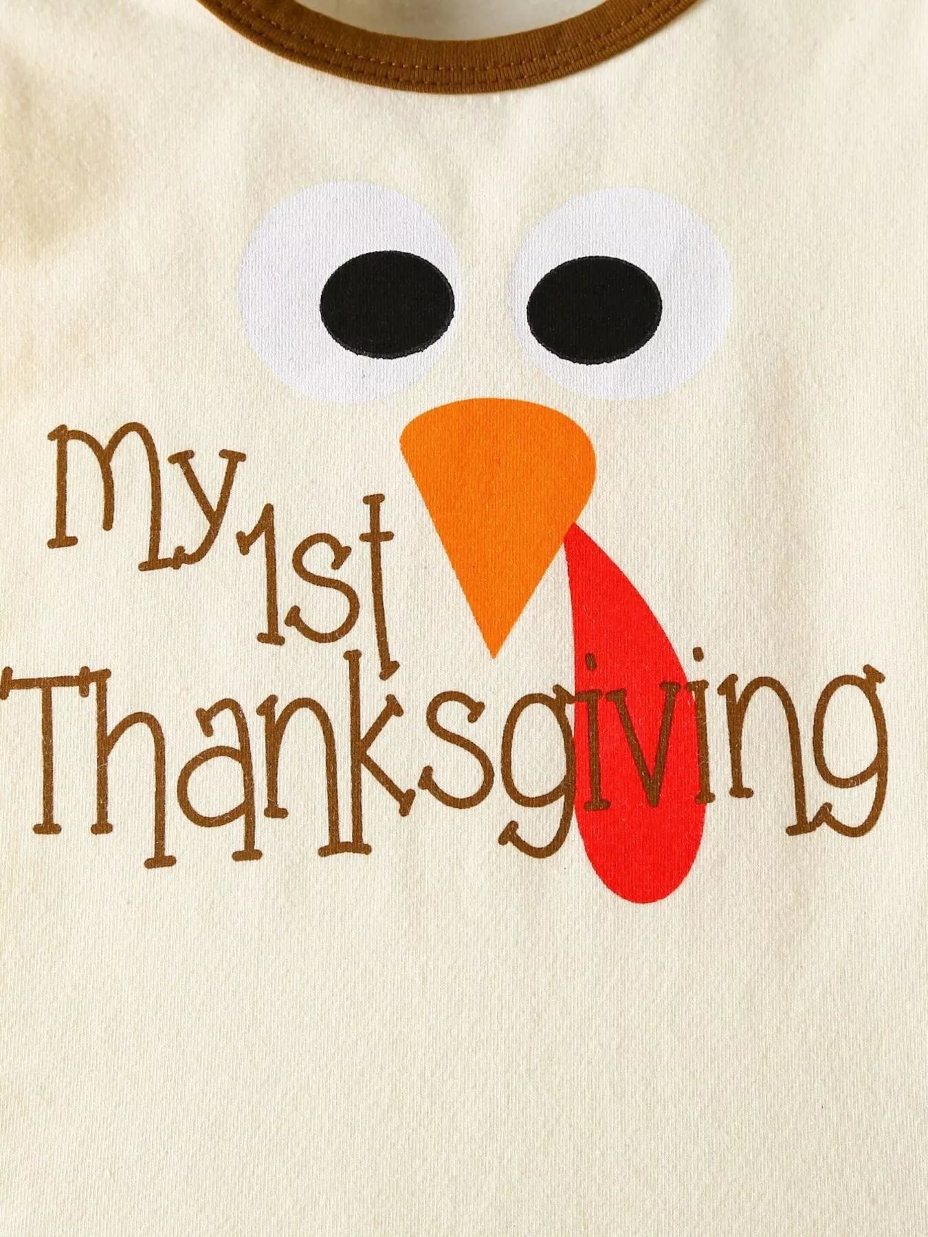Children's My 1st Thanksgiving Turkey Graphic 3-Piece Set