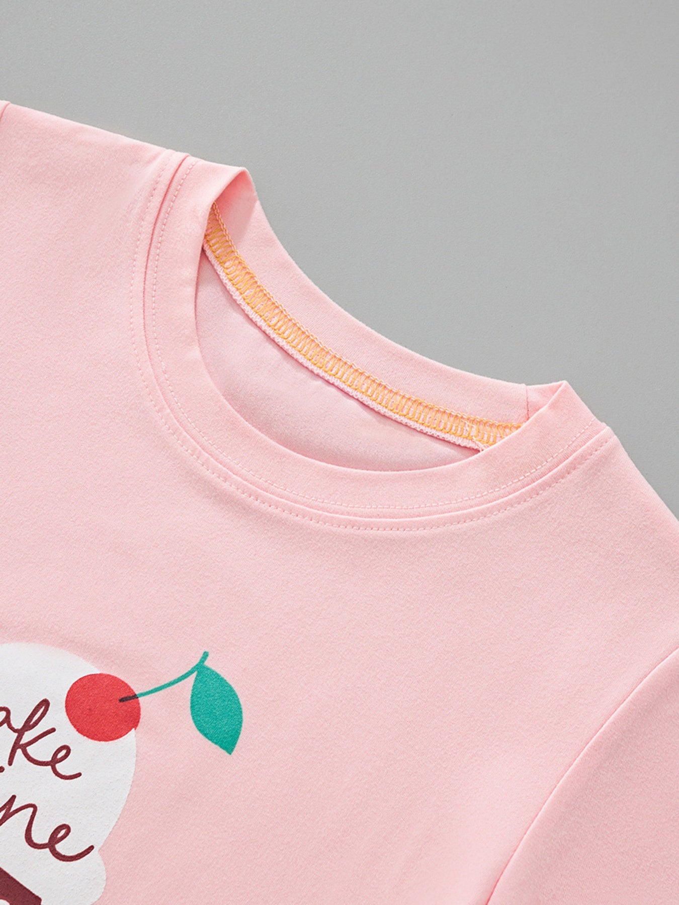Children's Ice Cream Graphic Short Sleeve T-Shirt