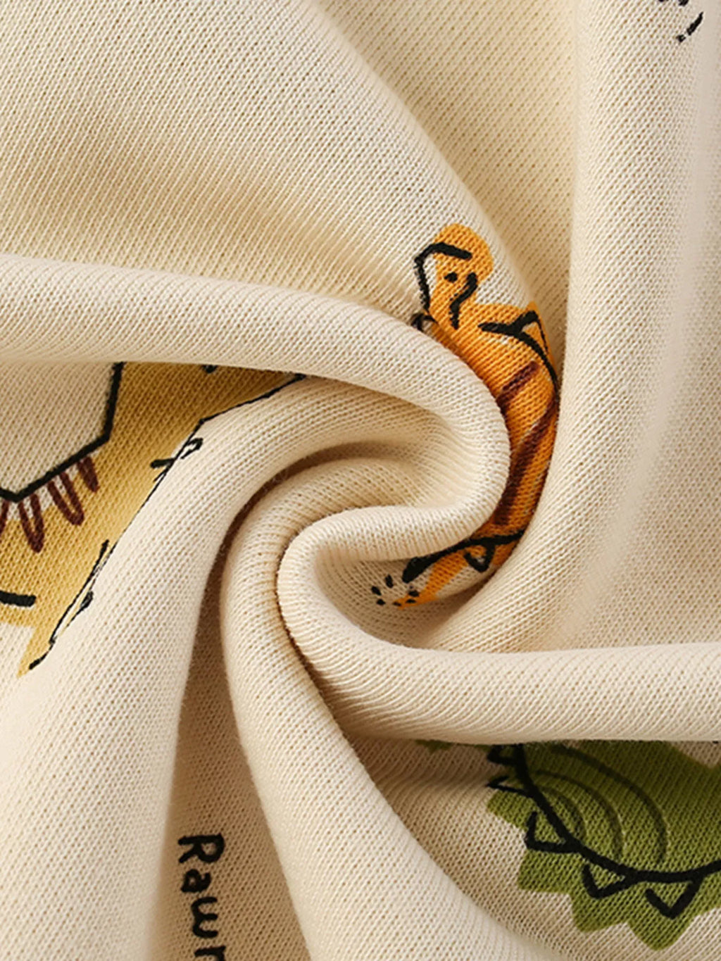 Children's Dinosaur Print Crew Neck Sweatshirt