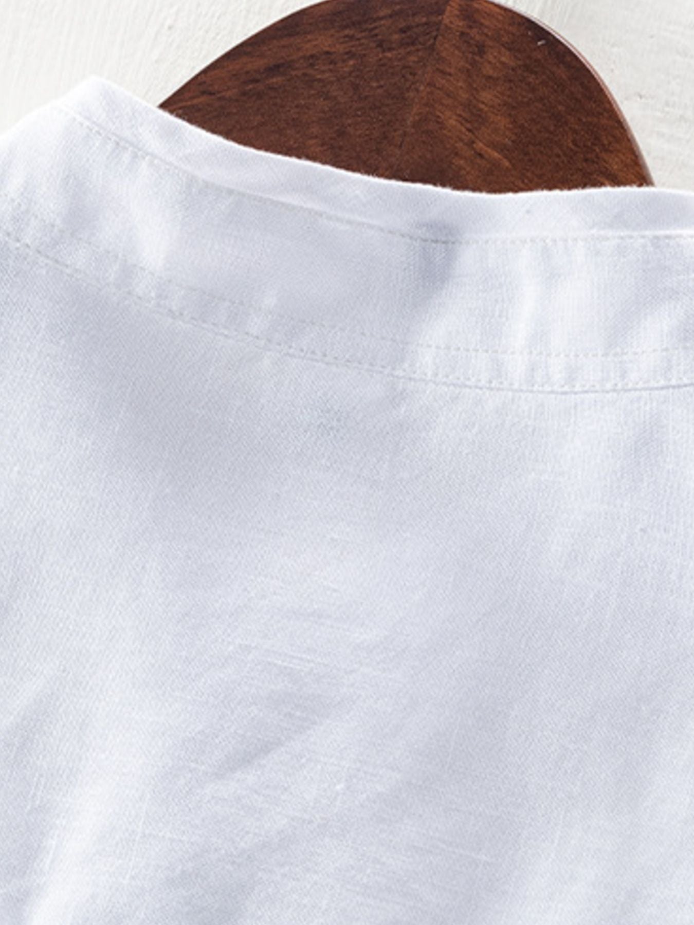 Men's Plus Size Casual Contrast Trim Half Sleeve Shirt