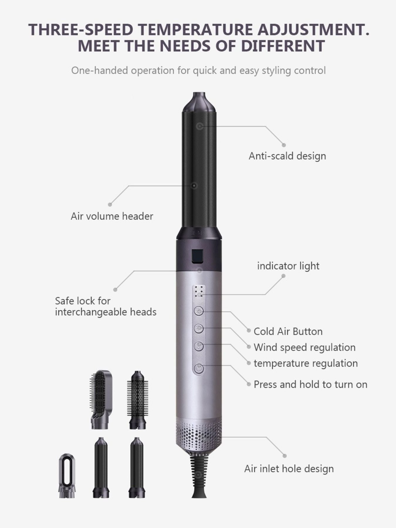 5-in-1 Hot Air Brush