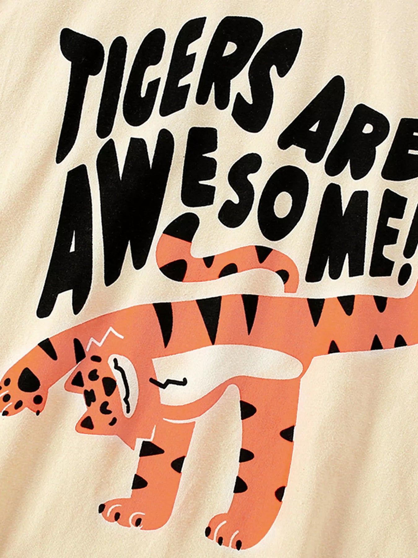 Children's Tigers Graphic Long Sleeve T-Shirt