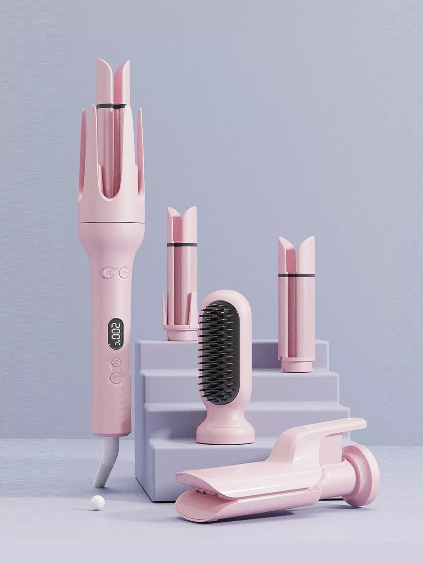 Automatic Rotating Ceramic Hair Curling Iron