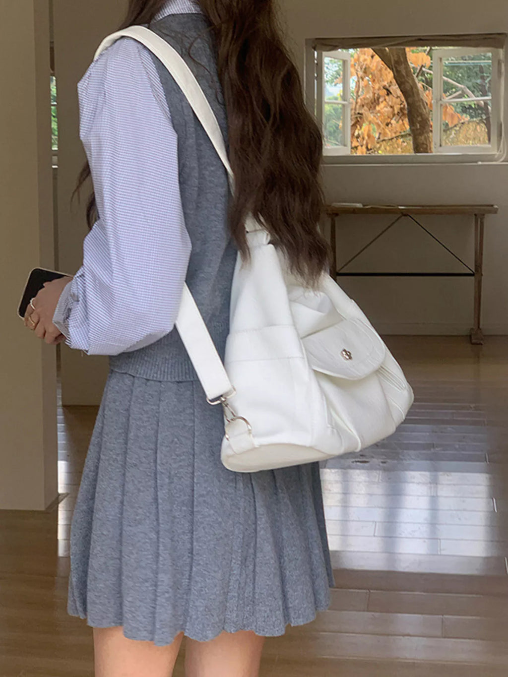 Multiple Pockets Adjustable Strap Shoulder Bag