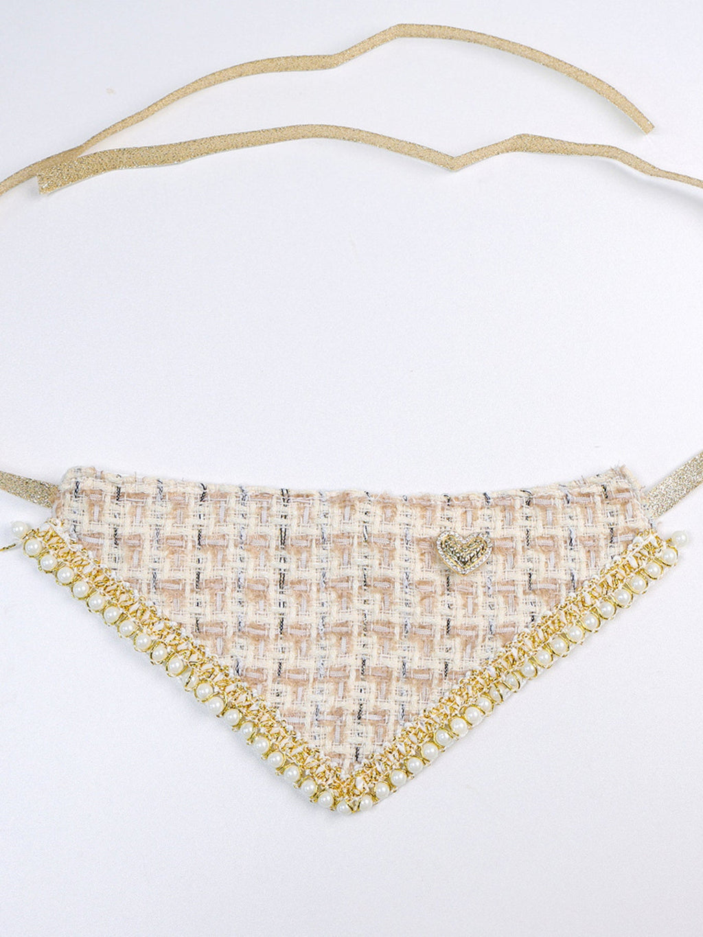 Triangle Tweed Pet Scarf