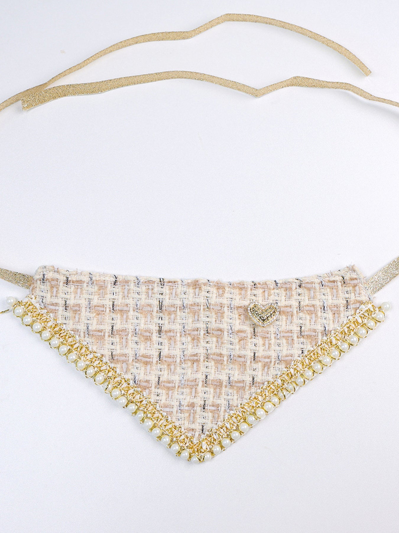 Triangle Tweed Pet Scarf