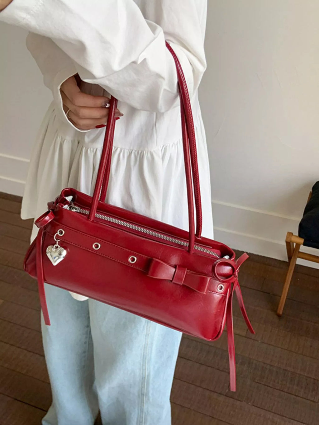 PU Leather Shoulder Bag