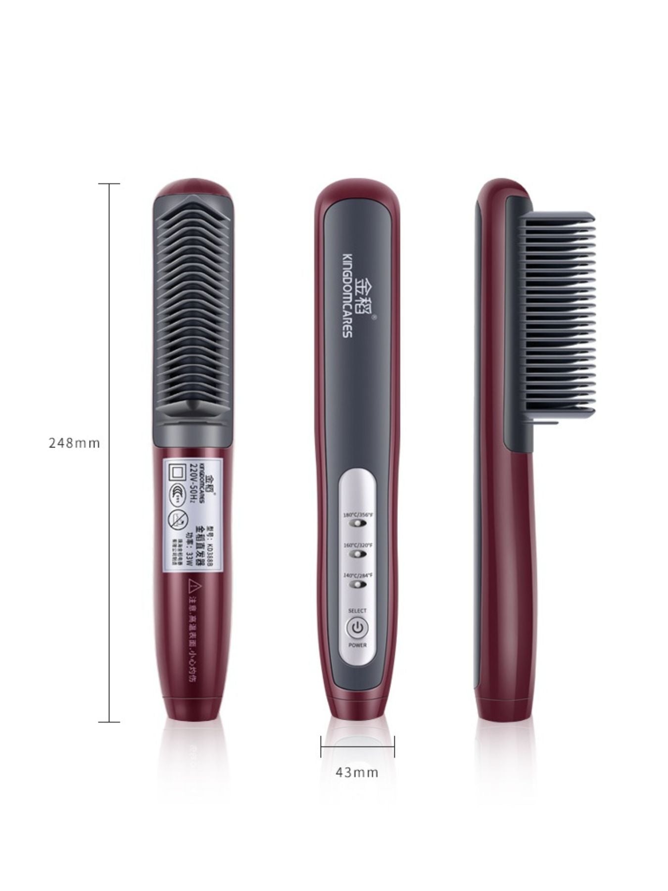 Heated Straightening Comb