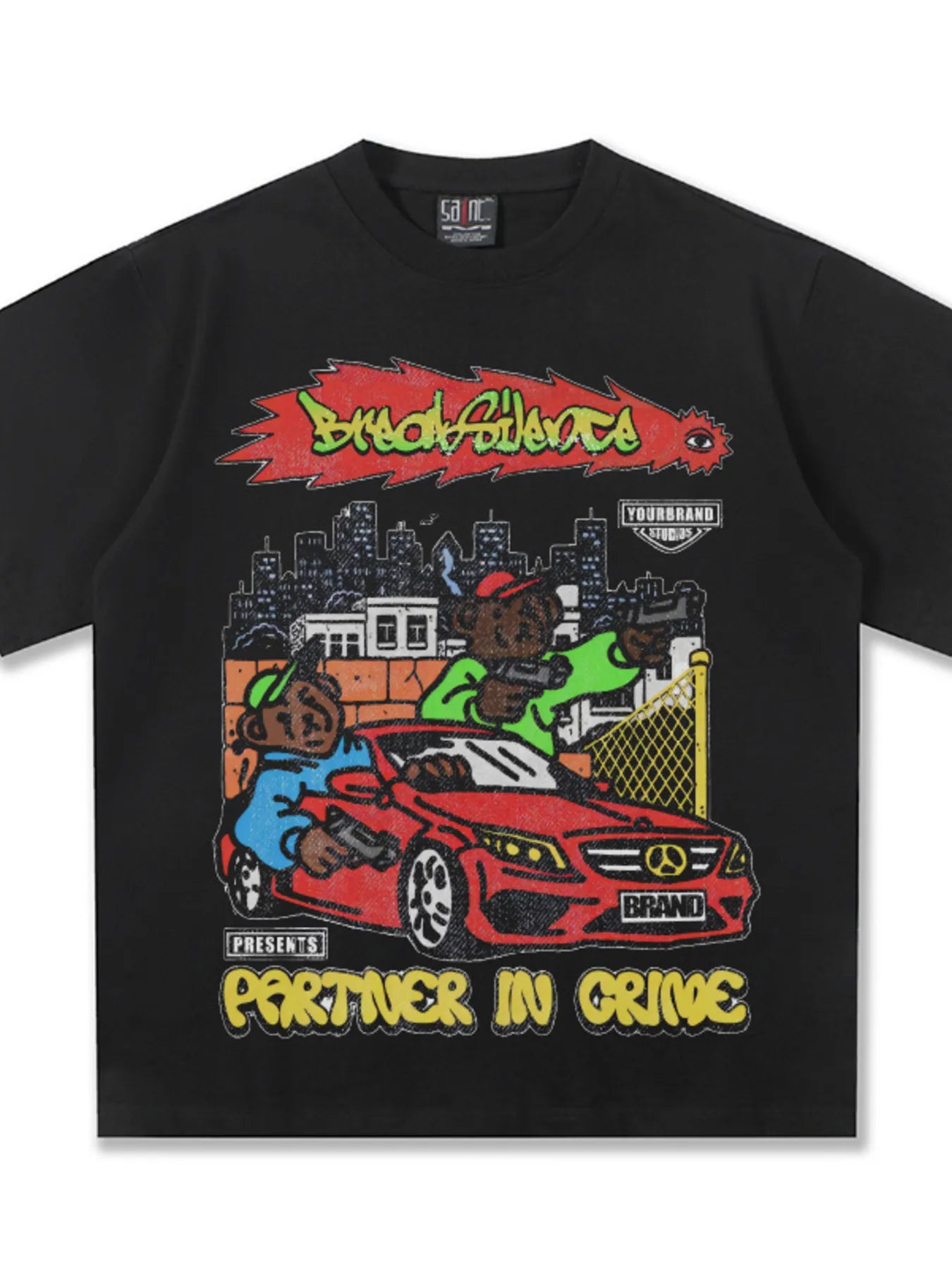 Men's Graphic Crew Neck T-Shirt
