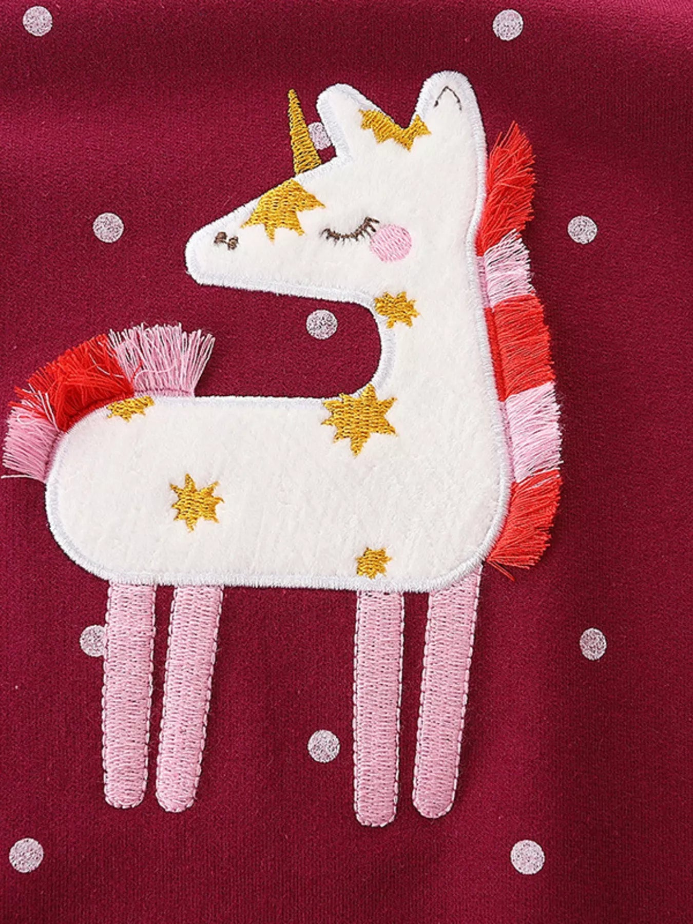 Children's Unicorn Round Neck Sweatshirt