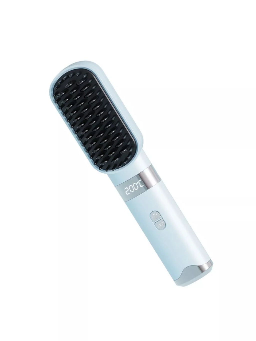2-in-1 Portable Wireless Ionic Brush Straightener Comb