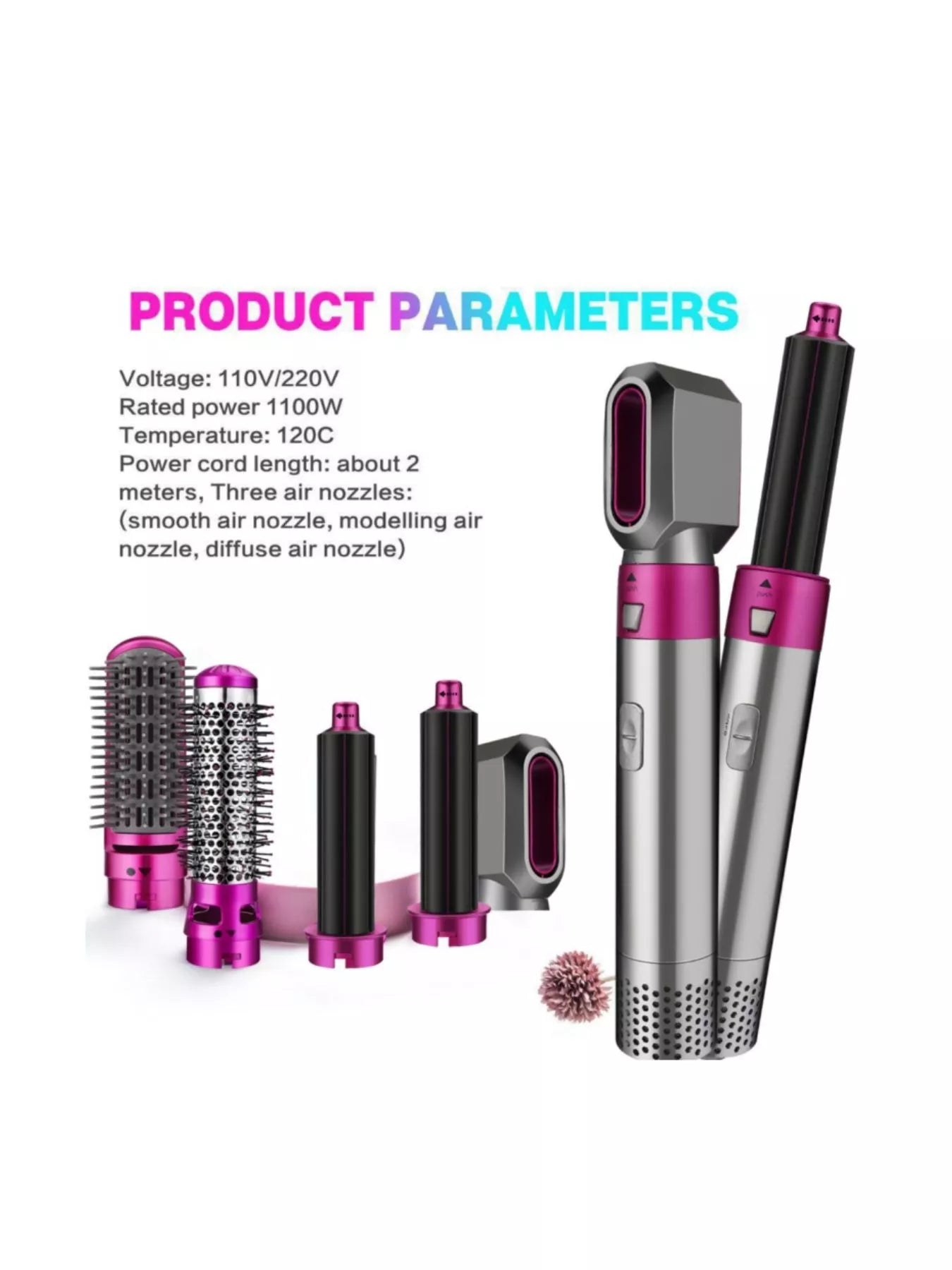 Adjustable Temperature Curling Iron