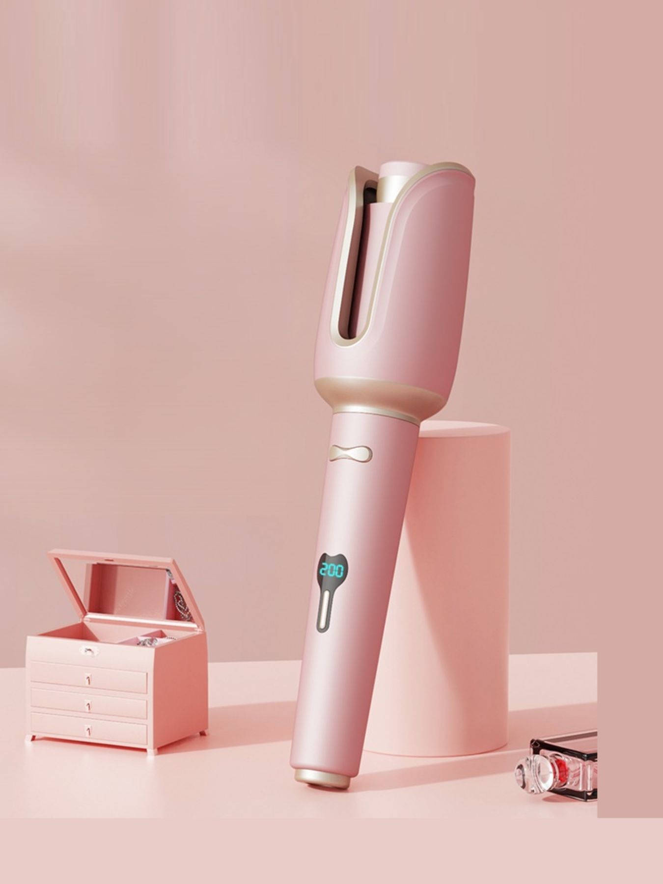 Automatic Rotating Ceramic Hair Curling Iron