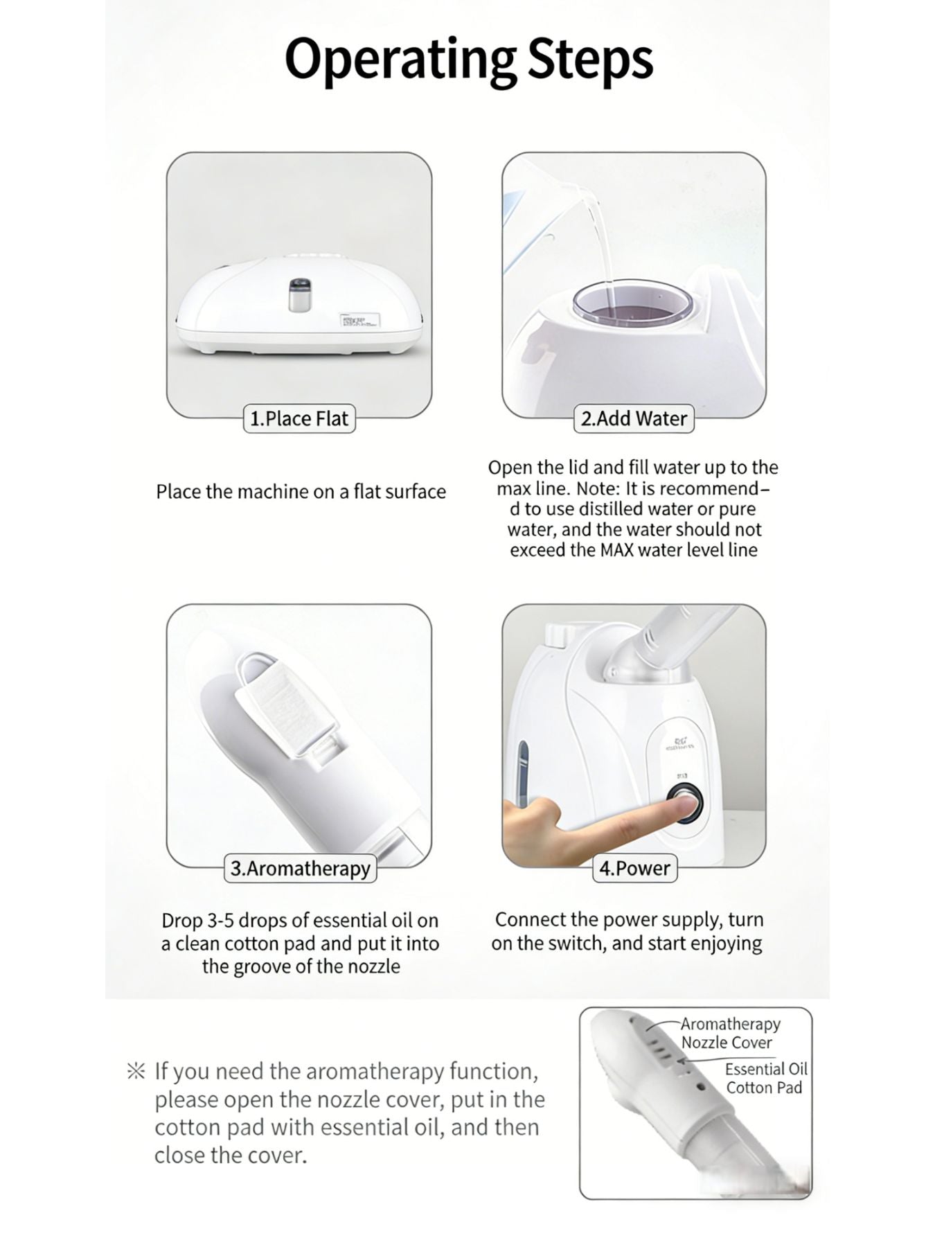 Facial Steamer Deep Cleansing Beauty Device