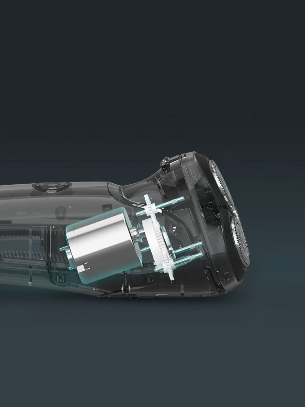 Electric Rotary Shaver with LED Display
