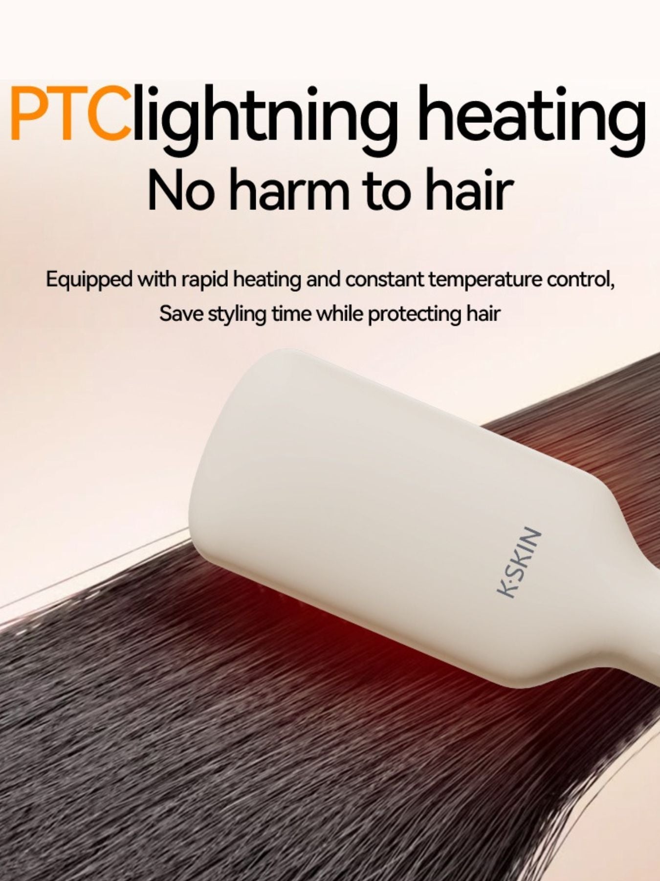 Anti-Scald Hair Straightening Comb