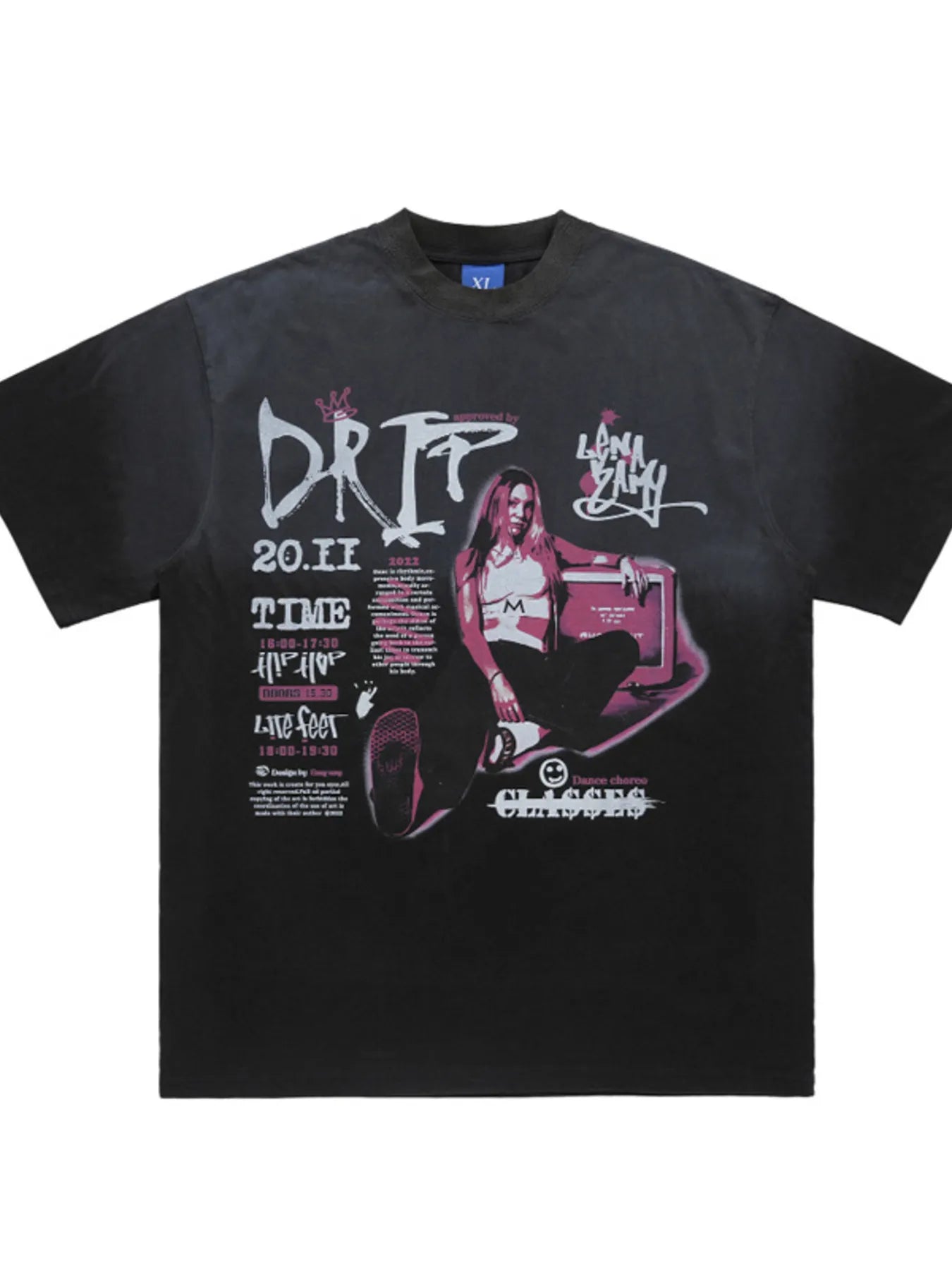Men's Graphic Short Sleeve Vintage Wash T-Shirt