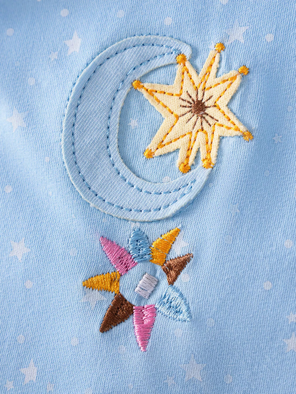 Children's Embroidered Short Sleeve Dress