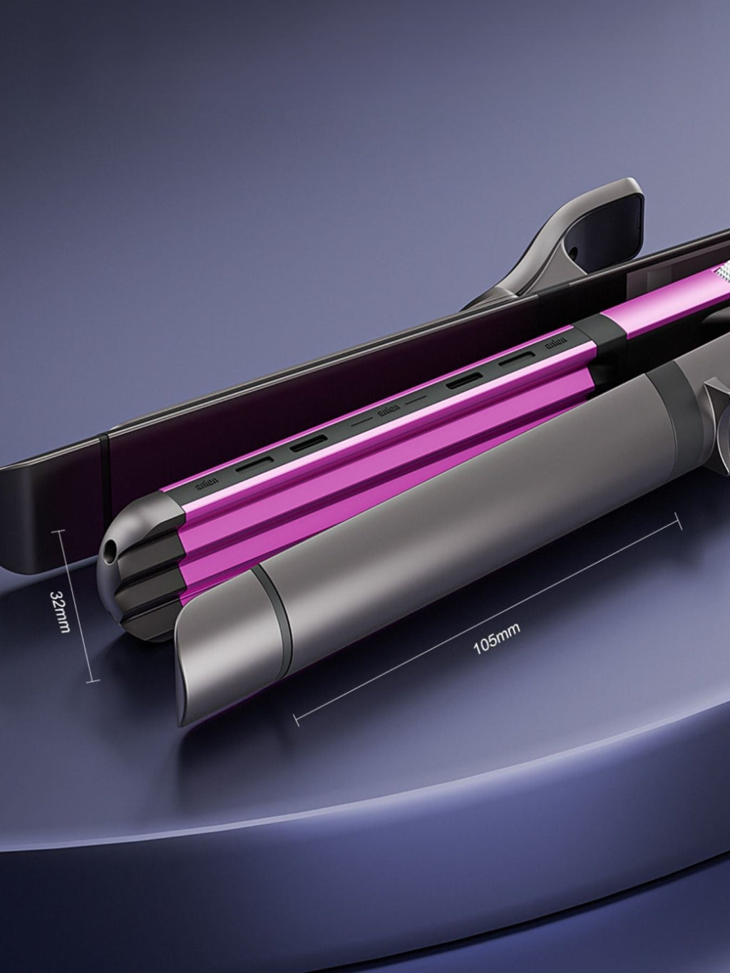 Adjustable Temperature Hair Straightener & Curler