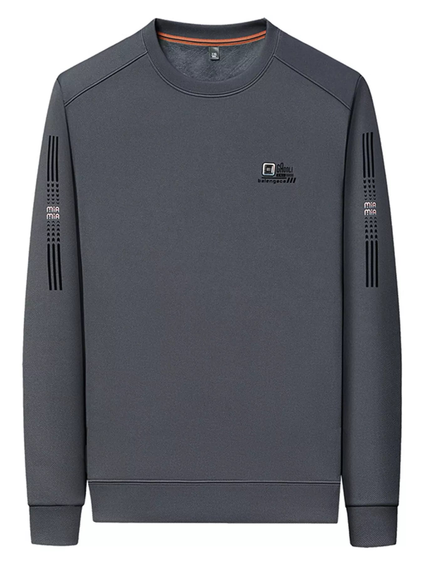 Men's Plus Size Casual Long Sleeve T-Shirt
