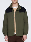 Men's Plus Size Two-Tone Windproof Jacket