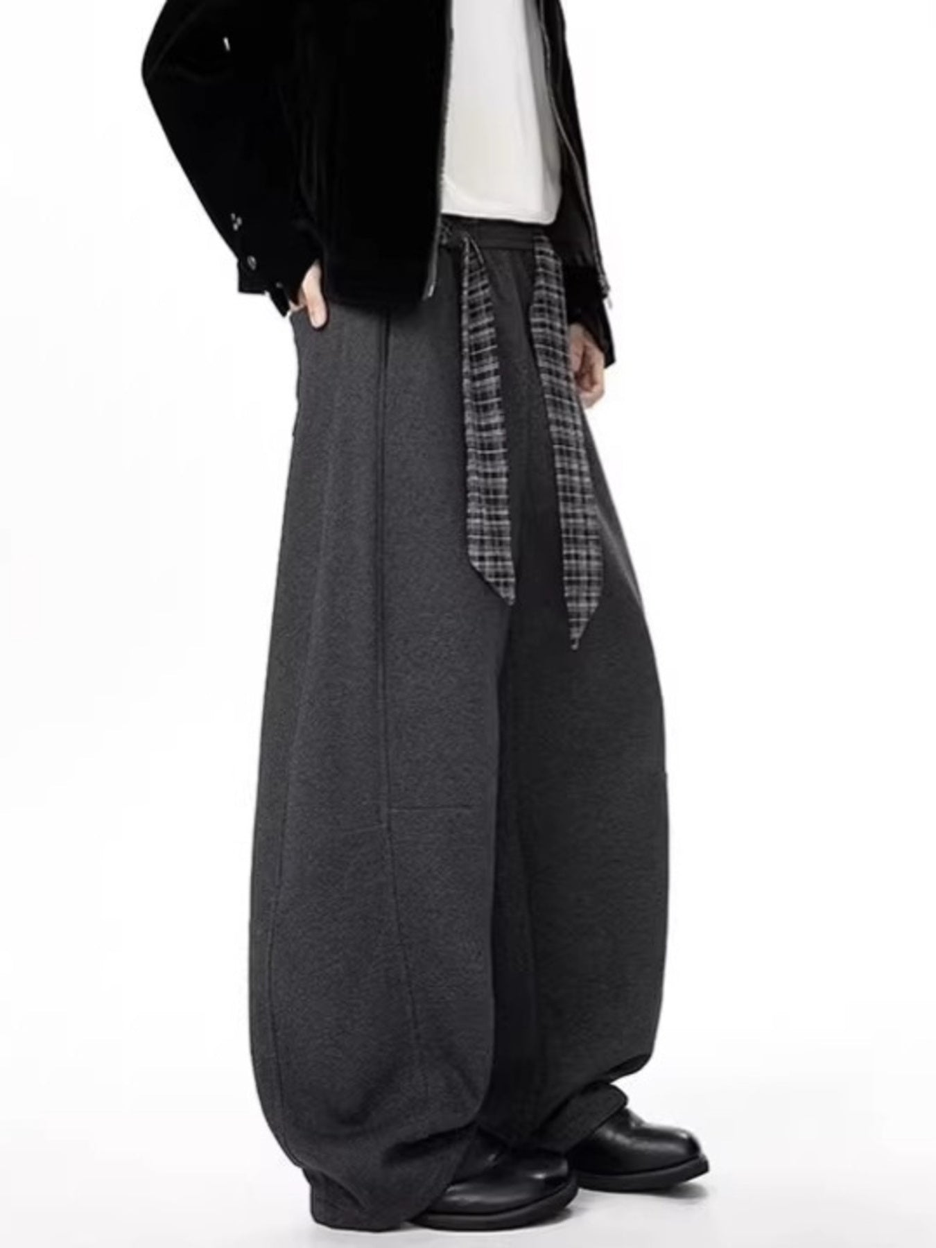 Men's Plus Size Wide Leg Pants