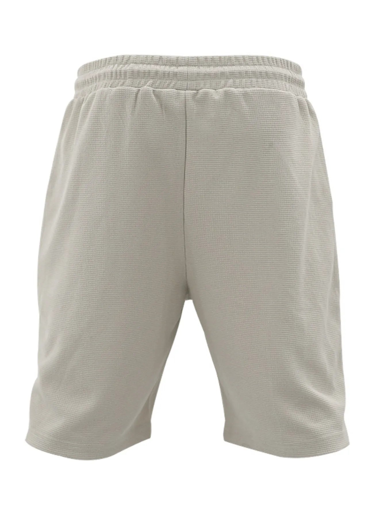 Men's Full Size Round Neck Tee and Shorts Set Plus Size