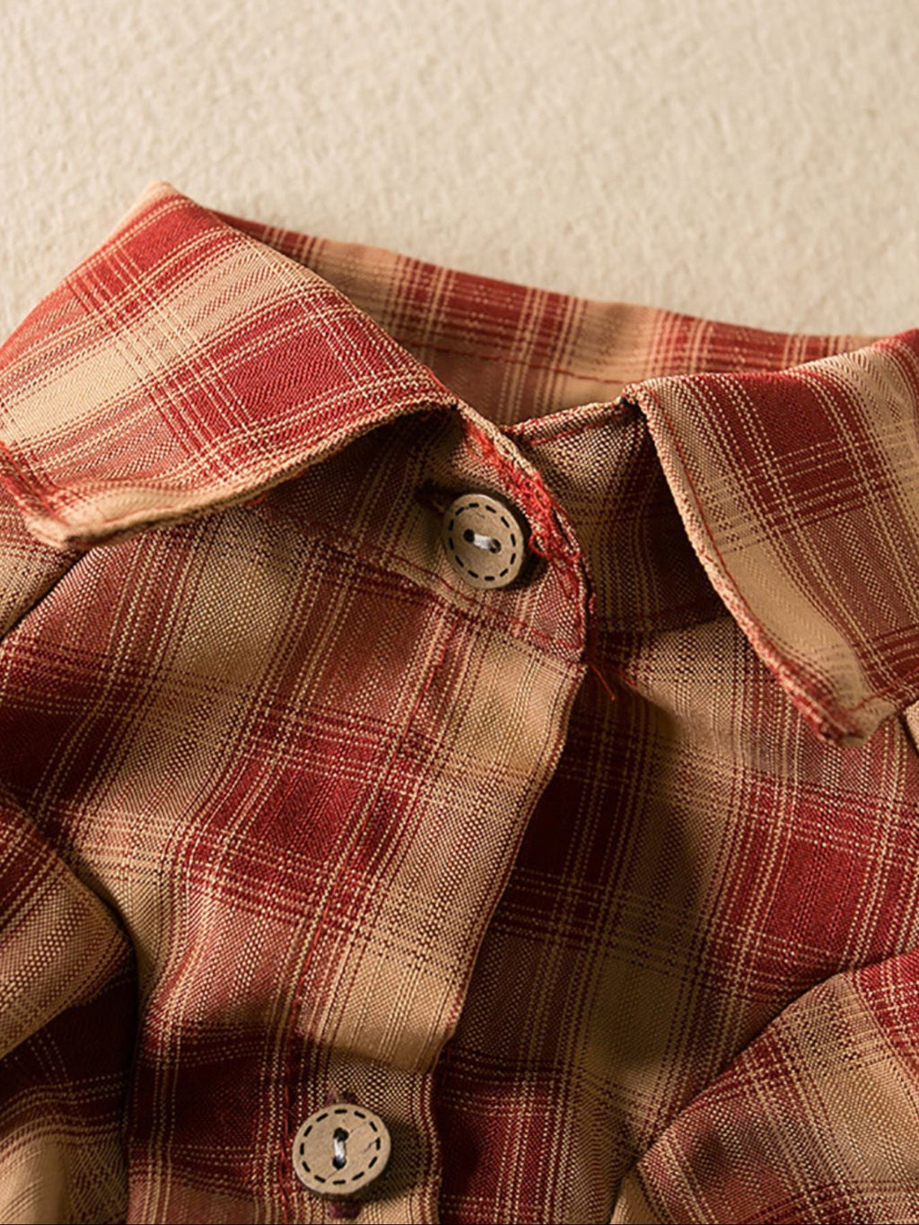 Plaid Button-Down Pet Shirt