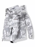 Men's Plus Size Camouflage Waterproof Outdoor Jacket