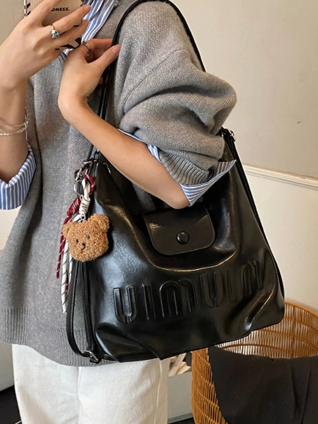 Adjustable Strap Convertible Shoulder Bag
