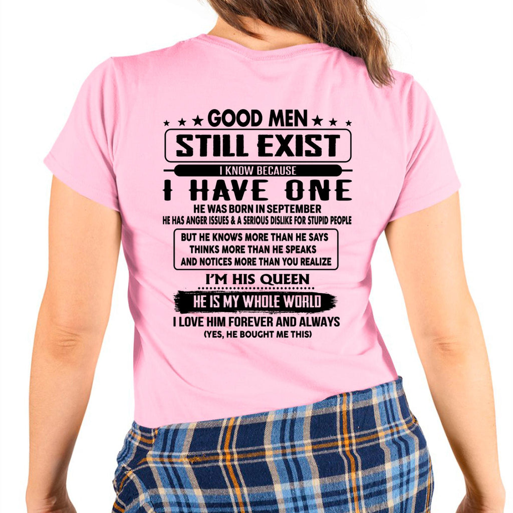 September - Good men Still Exist - gift for your girlfriend, wife from Husband - NGHL09 (SKU-GMSAU-09)