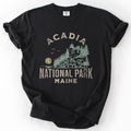 Acadia National Park Maine Nature Outdoors Camping Hiking Scenic Comfort Colors Tee