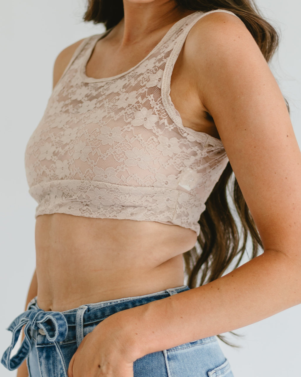 Full Lace Tank Halftee