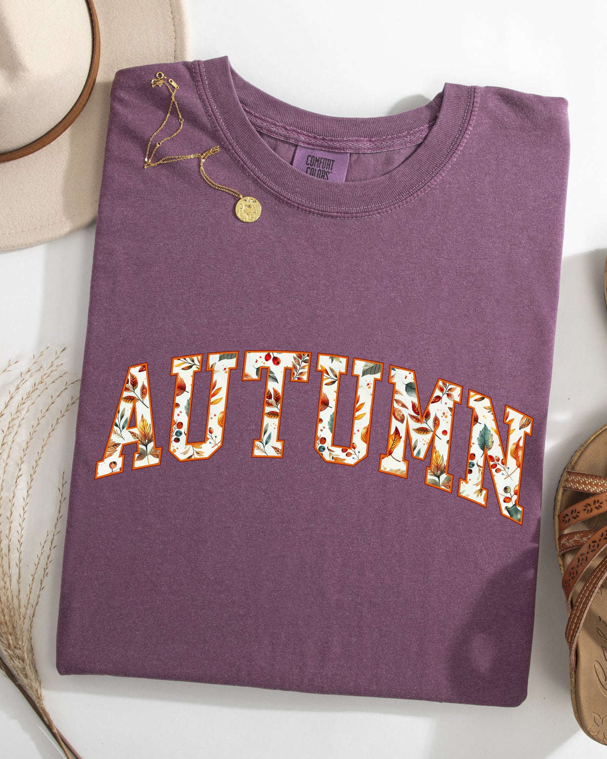 Autumn Varsity Fall Collegiate Retro Vintage Halloween Classic Comfort Colors Tee