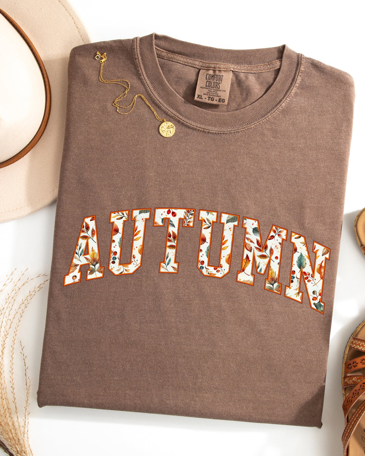 Autumn Varsity Fall Collegiate Retro Vintage Halloween Classic Comfort Colors Tee