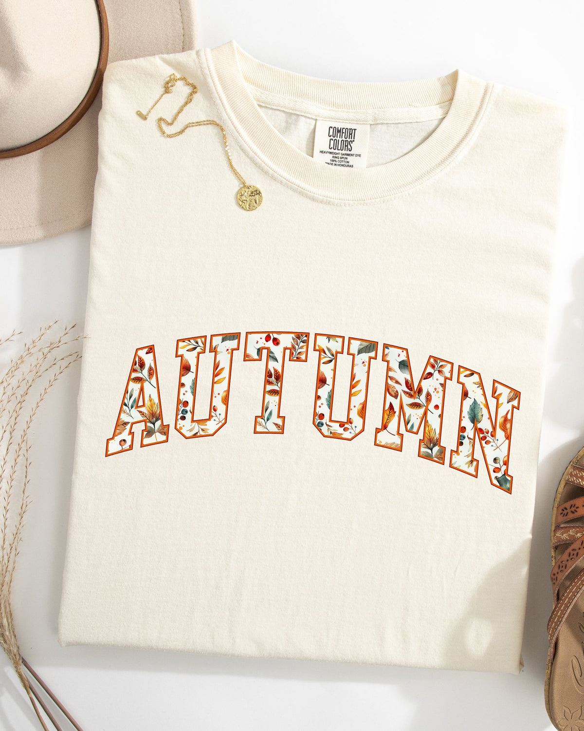 Autumn Varsity Fall Collegiate Retro Vintage Halloween Classic Comfort Colors Tee
