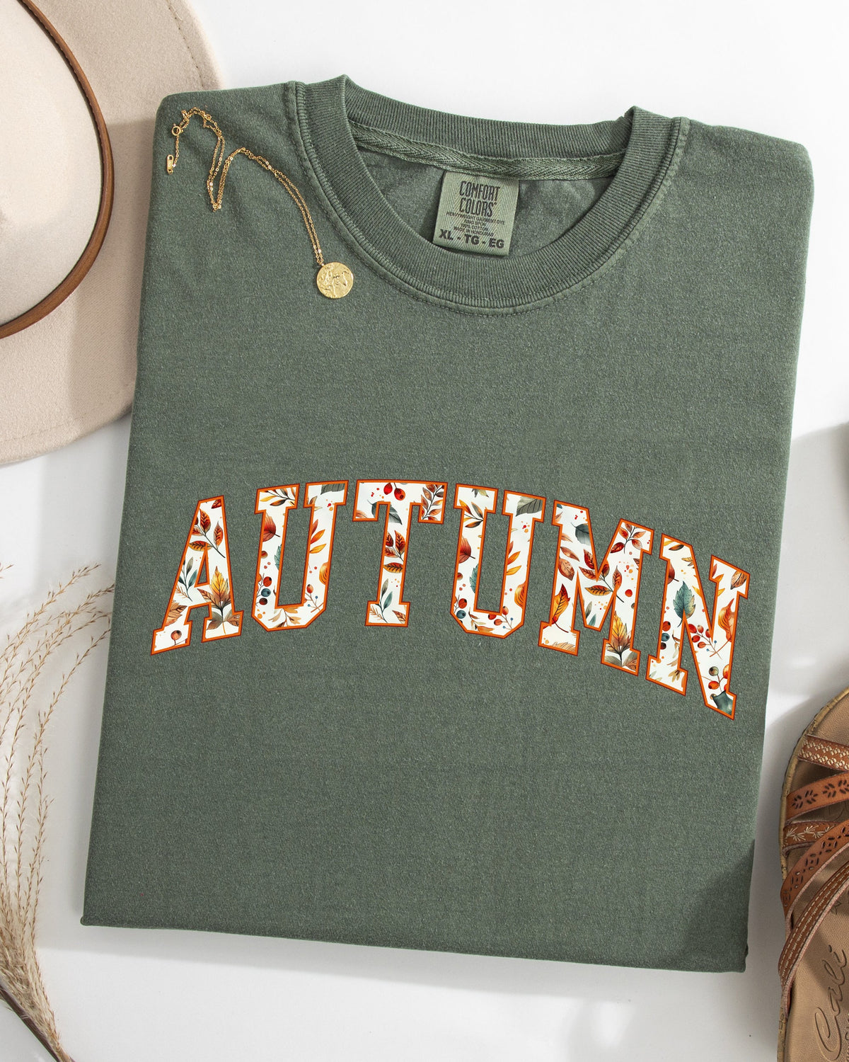 Autumn Varsity Fall Collegiate Retro Vintage Halloween Classic Comfort Colors Tee