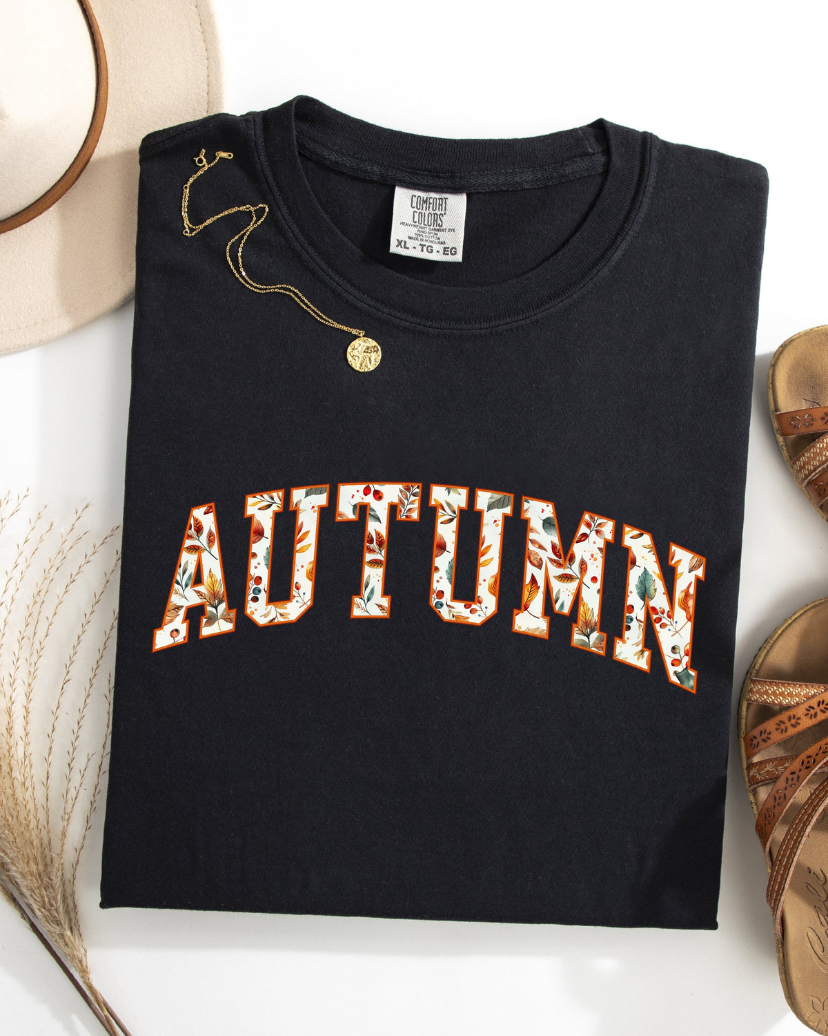 Autumn Varsity Fall Collegiate Retro Vintage Halloween Classic Comfort Colors Tee