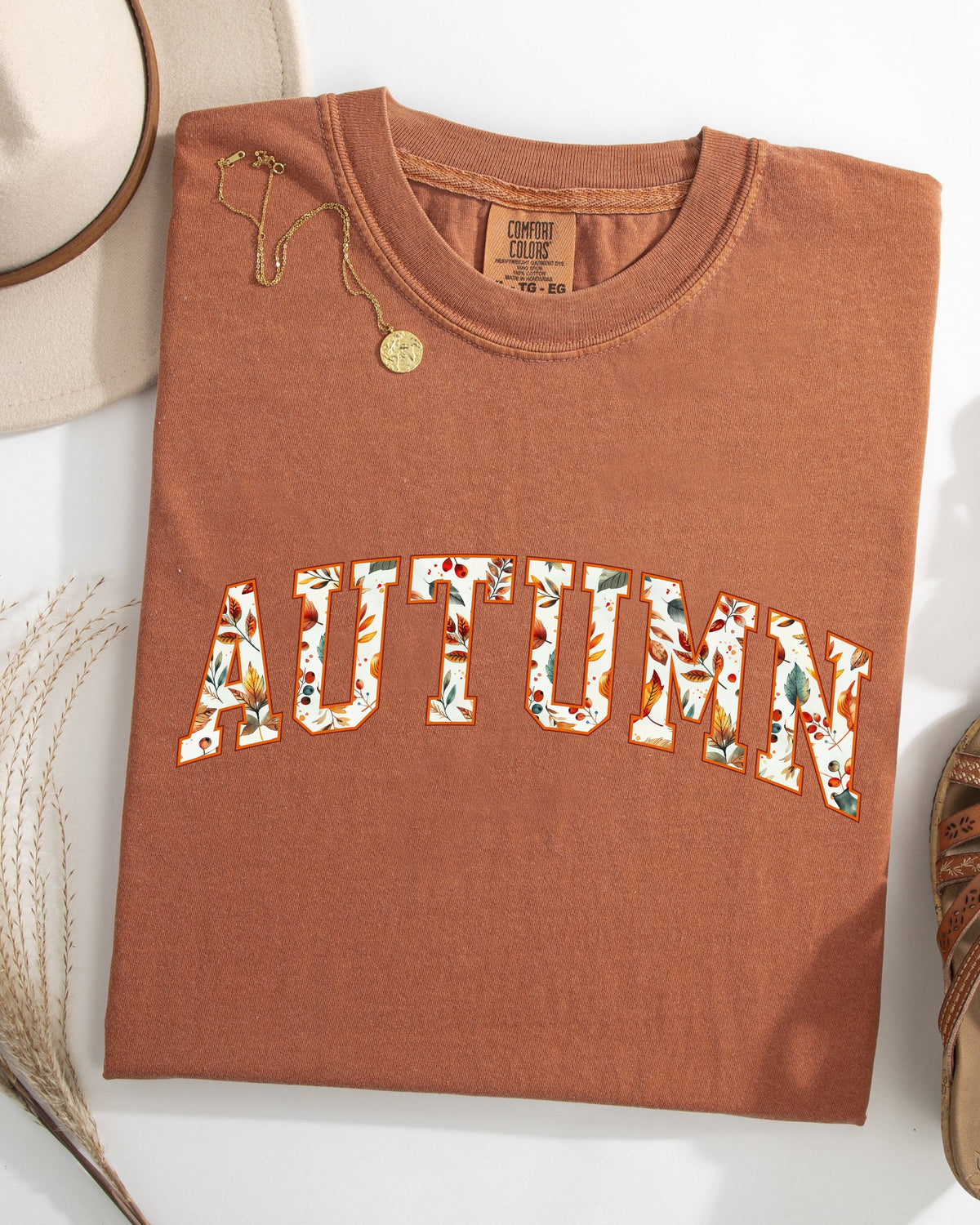 Autumn Varsity Fall Collegiate Retro Vintage Halloween Classic Comfort Colors Tee