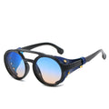 Steampunk Sunglasses Brand Design Round Sunglass