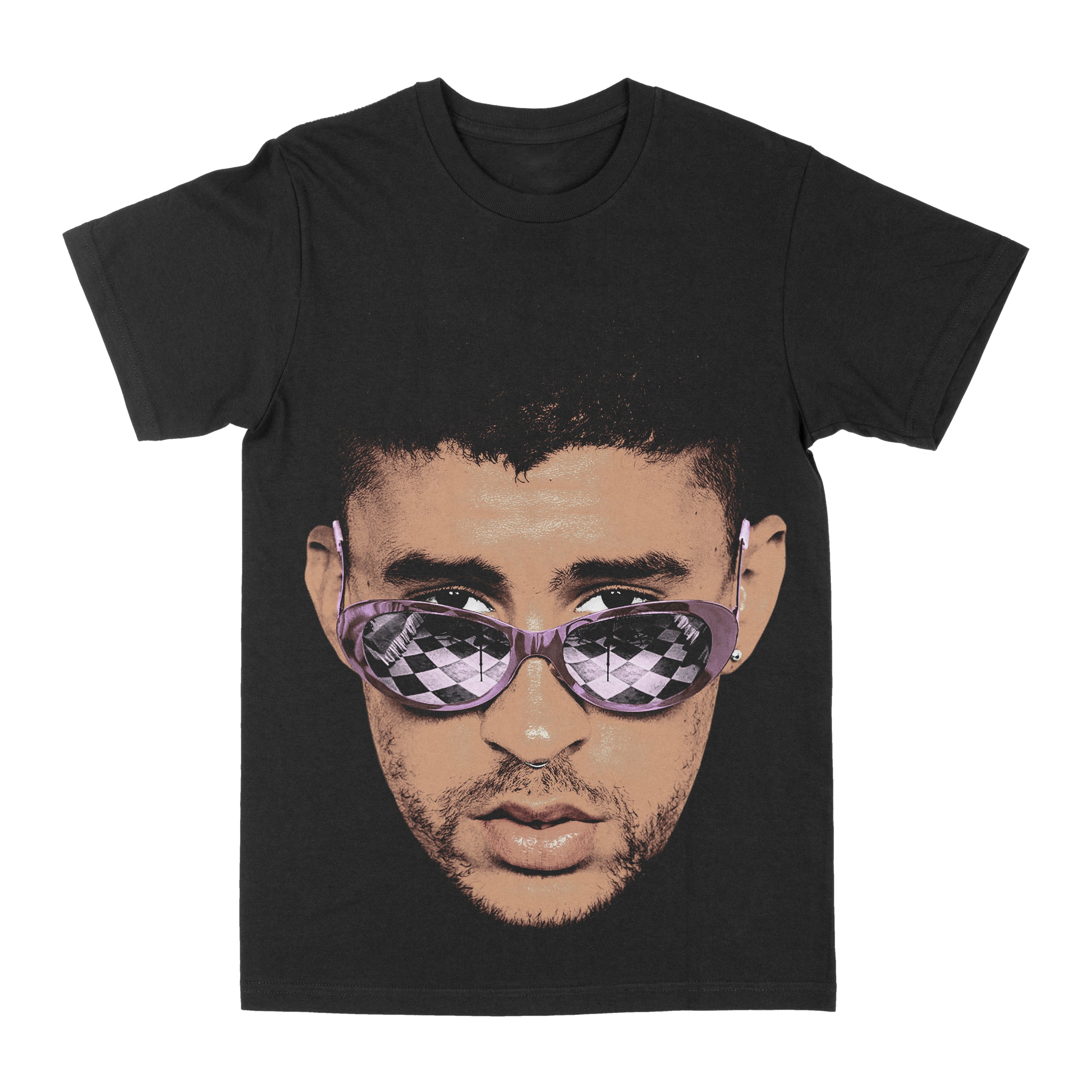 Bad Bunny "Big Face Shades" Graphic Tee