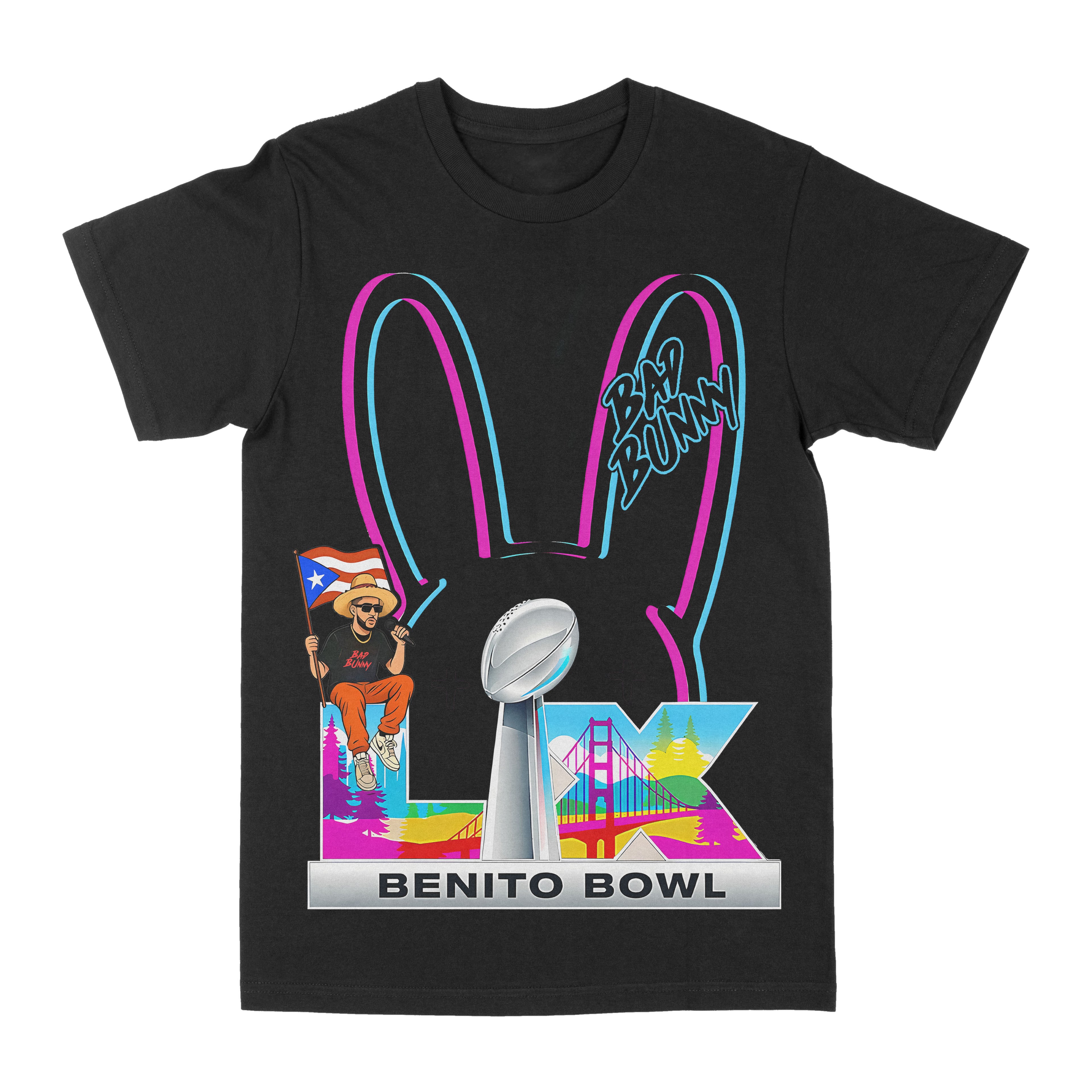 Bad Bunny "Benito Bowl" Graphic Tee