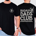 Badass Dads Club Skeleton Family Edition For Fathers Husbands And Brothers Comfort Colors Tee