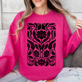 Big Bloom Daisy Flower Vintage Boho Nature Inspired Bold Floral Pattern Sweatshirt