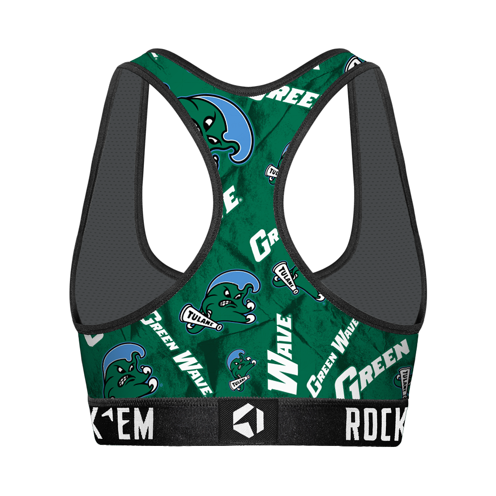 Tulane Green Wave - Logo All-Over