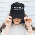 Chimosa Social Club Sassy Funny Bold Attitude Premium Quality Distinctive Line Trucker Hat